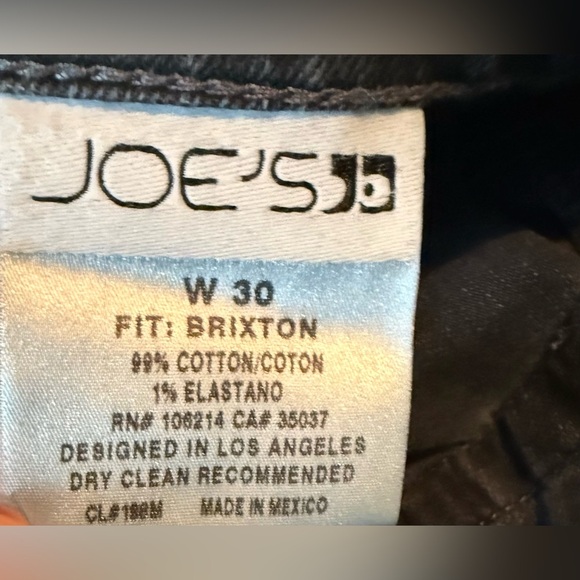 Joe’s Jeans Brixton Men’s Slim Straight Jeans Gray Matteo W30xL29 - Picture 12 of 14